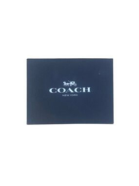 Authentic Coach Gift Box with Ribbon & Wallet Envelope - Empty Package Only